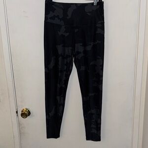 Prana Charcoal Camouflage Leggings